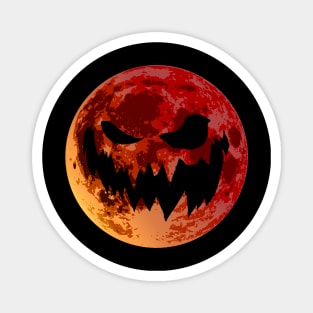 Halloween Blood Moon Monster Magnet